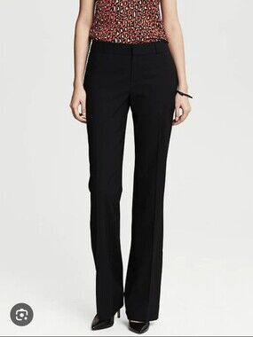 Women's Banana Republic Black Bootcut Dress Pants
